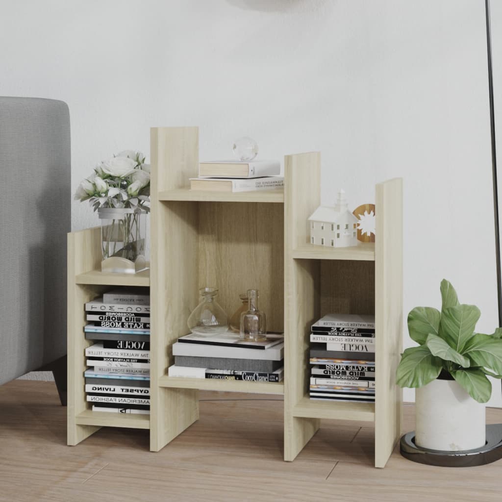 sideskab 60x26x60 cm konstrueret træ sonoma-eg