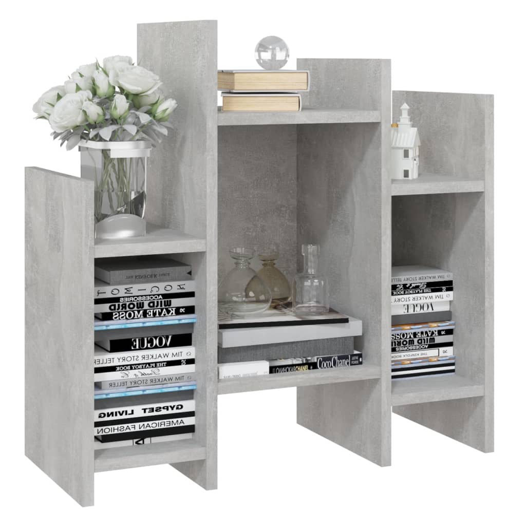 sideskab 60x26x60 cm konstrueret træ betongrå