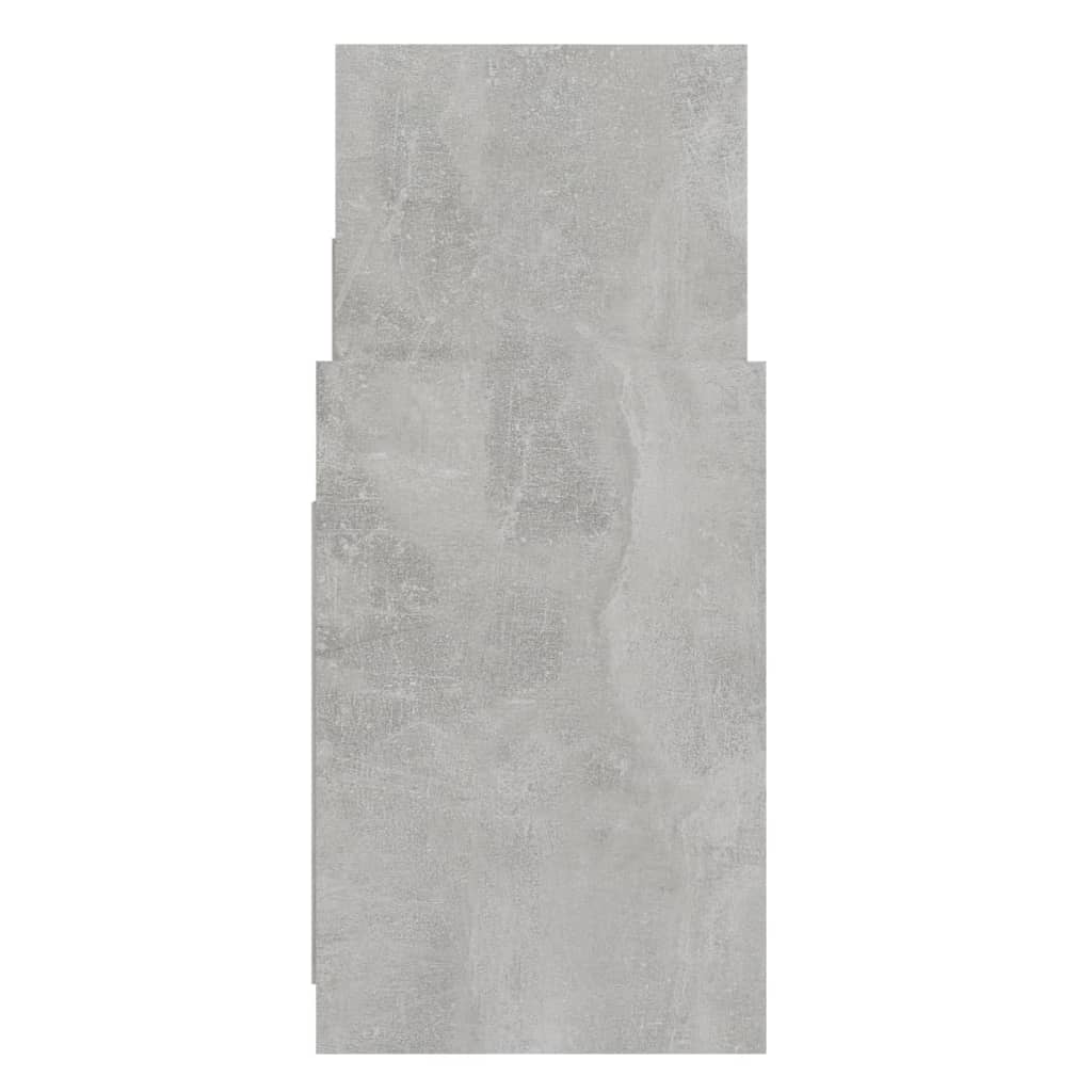 sideskab 60x26x60 cm konstrueret træ betongrå