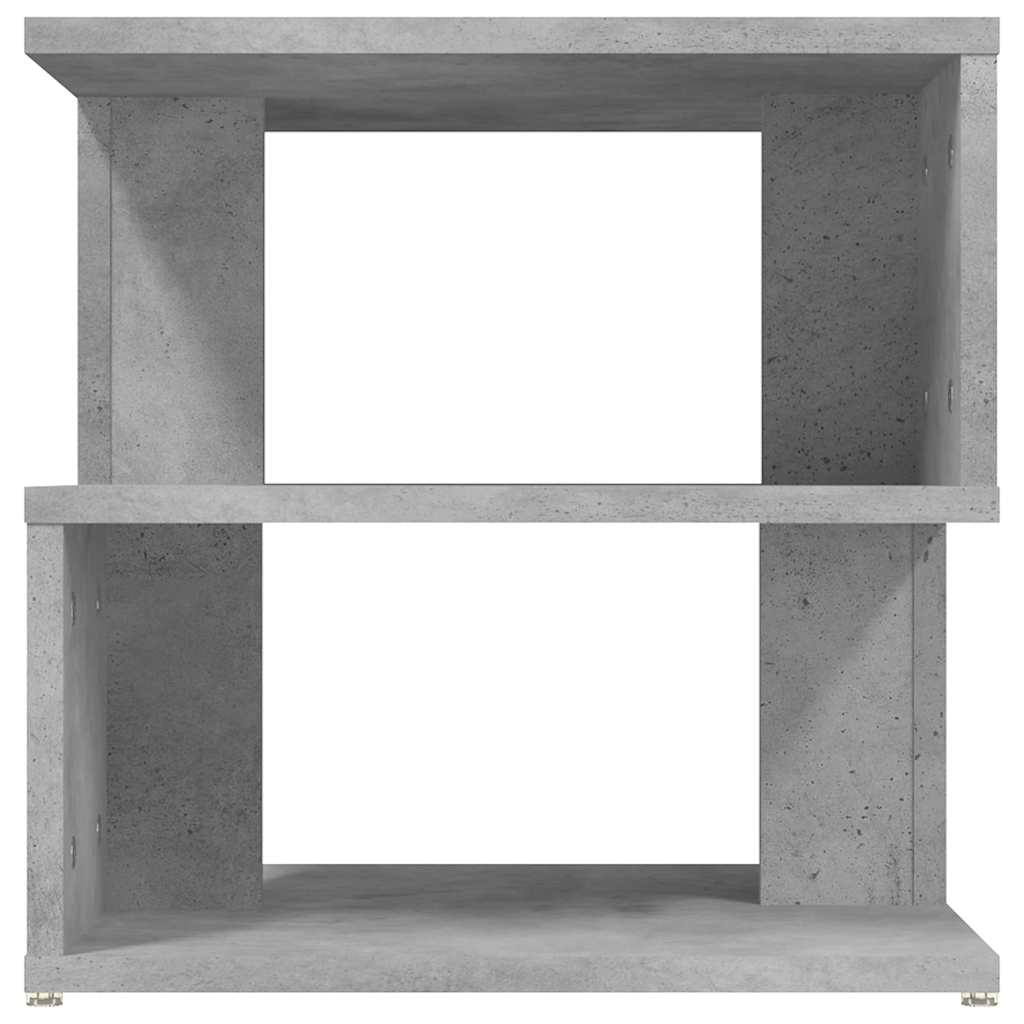 sidebord 40x40x40 cm konstrueret træ betongrå