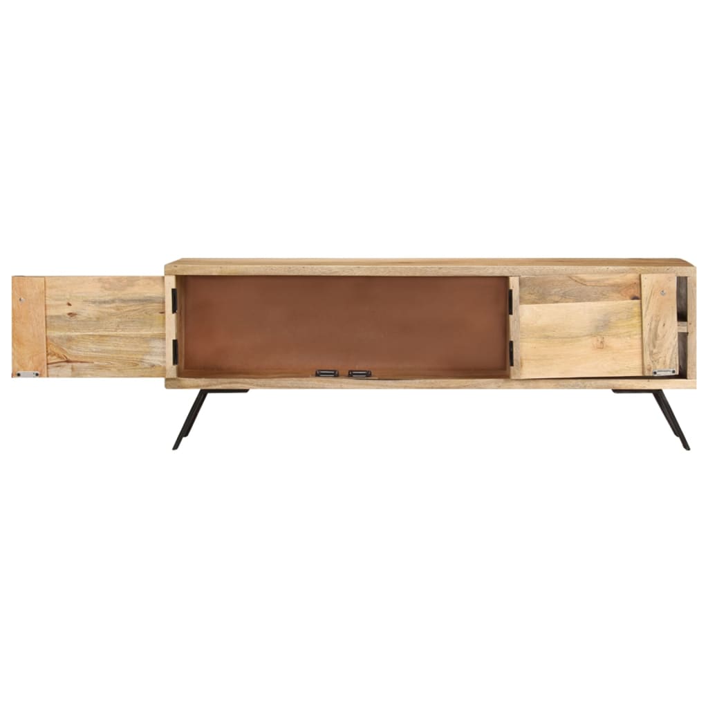 tv-skab 110x30x40 cm massivt mangotræ