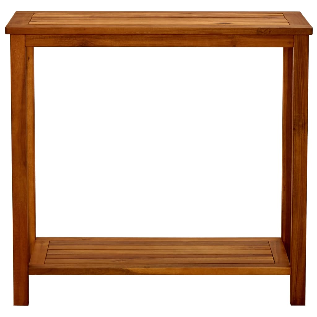 konsolbord til haven 80x35x75 cm massivt akacietræ