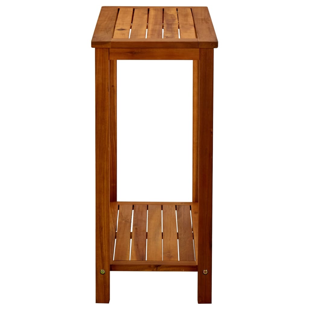 konsolbord til haven 80x35x75 cm massivt akacietræ