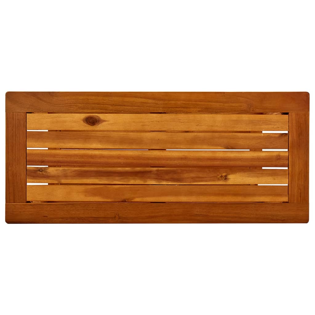 konsolbord til haven 80x35x75 cm massivt akacietræ