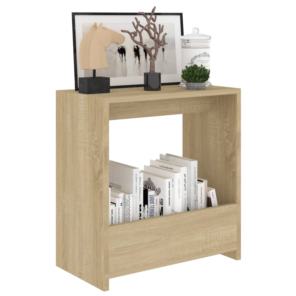 sidebord 50x26x50 cm konstrueret træ sonoma-eg