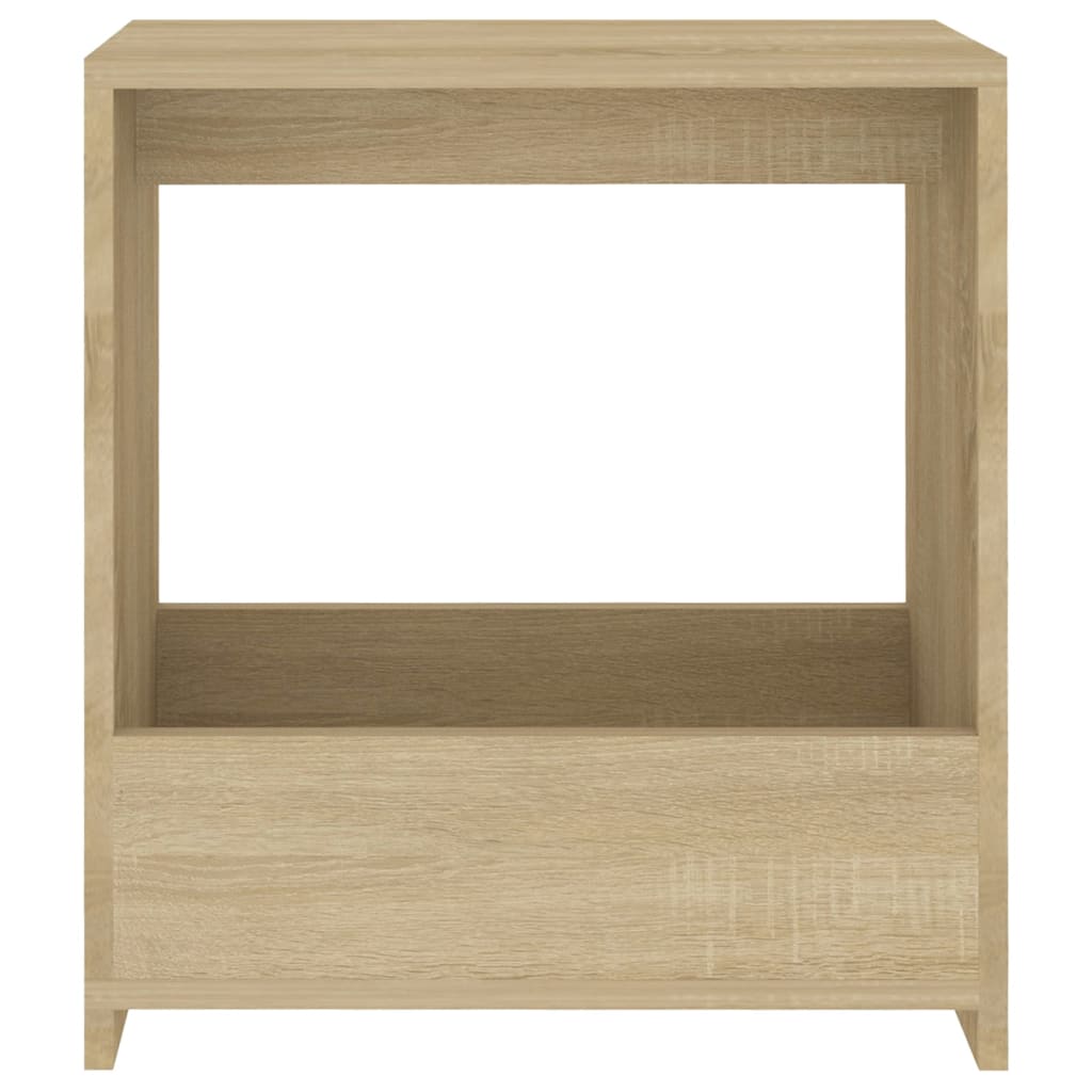 sidebord 50x26x50 cm konstrueret træ sonoma-eg