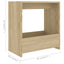 sidebord 50x26x50 cm konstrueret træ sonoma-eg