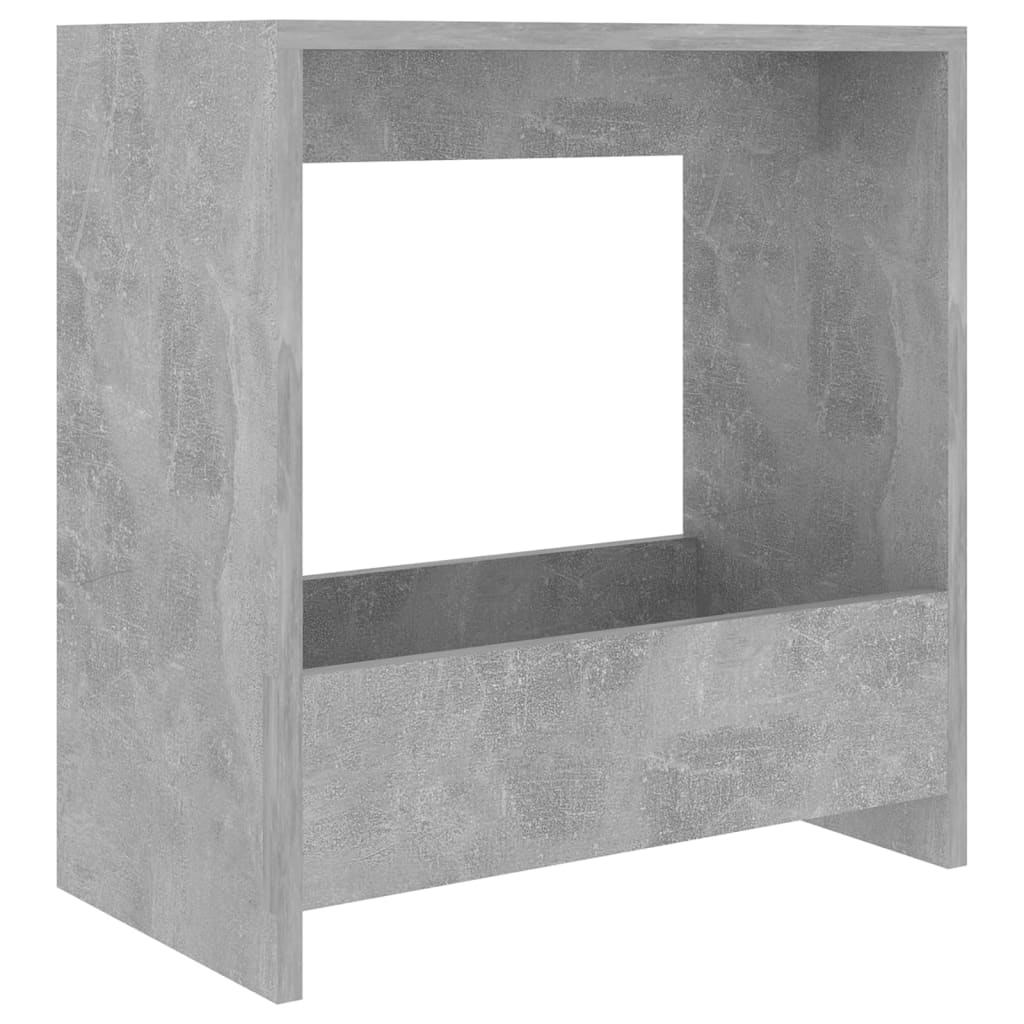 sidebord 50x26x50 cm konstrueret træ betongrå