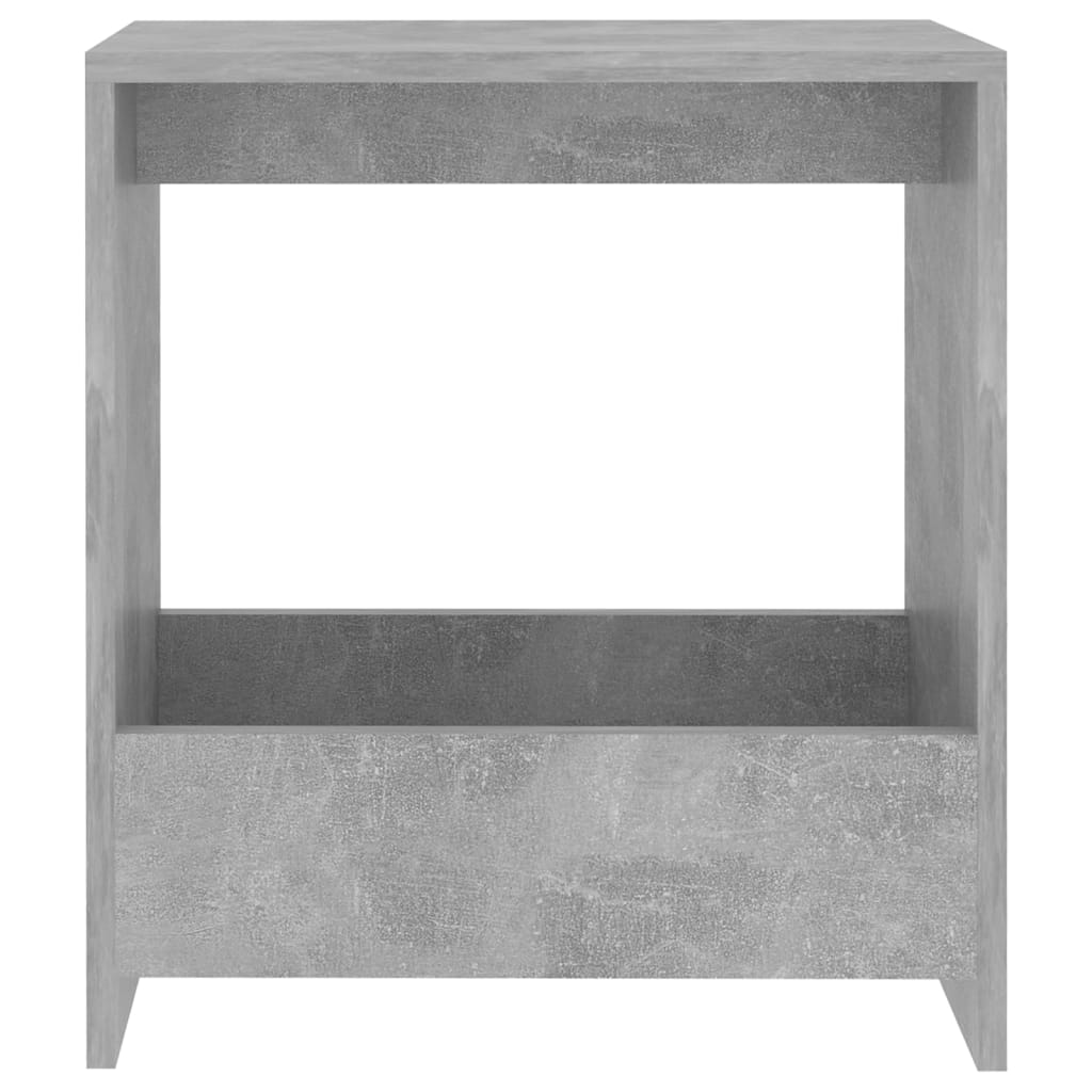 sidebord 50x26x50 cm konstrueret træ betongrå