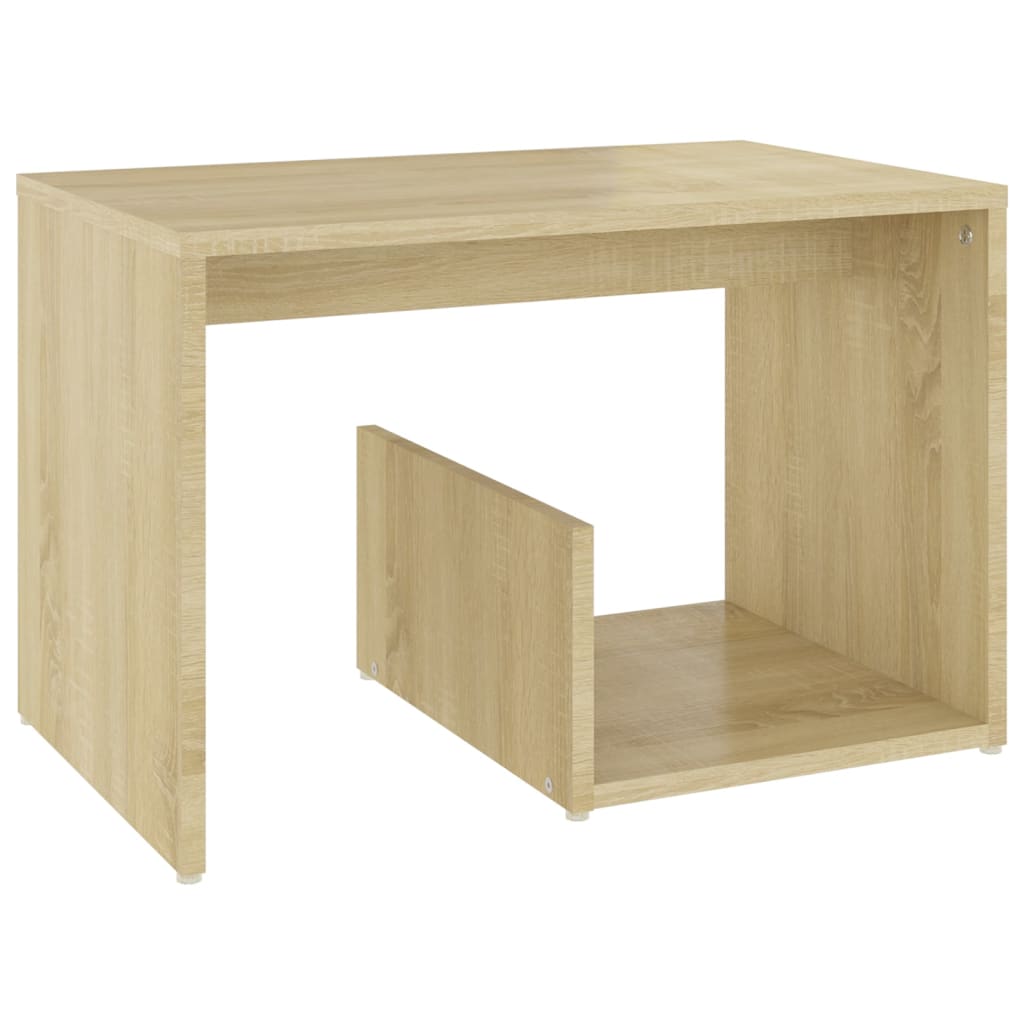 sidebord 59x36x38 cm konstrueret træ sonoma-eg