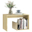 sidebord 59x36x38 cm konstrueret træ sonoma-eg