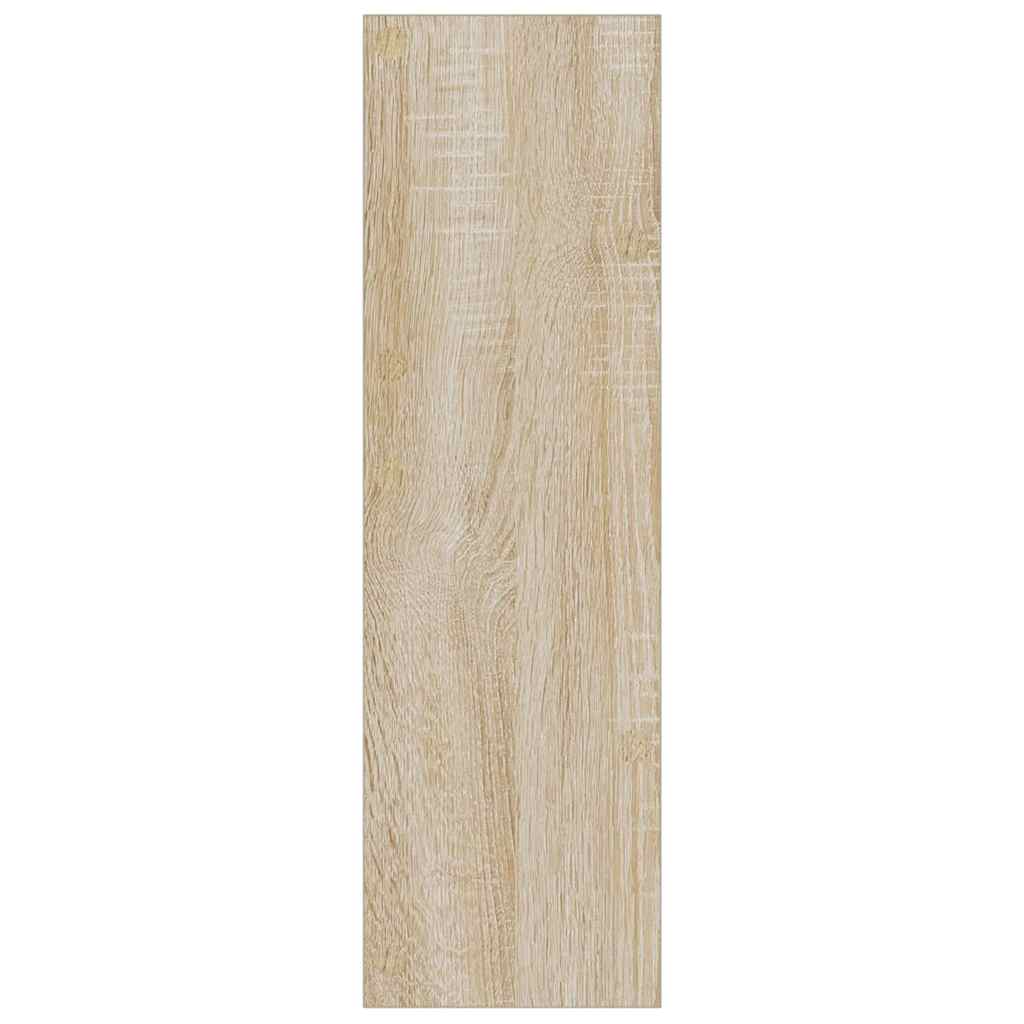 væghængt skoskab 60x18x60 cm konstrueret træ sonoma-eg