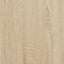 væghængt skoskab 60x18x60 cm konstrueret træ sonoma-eg