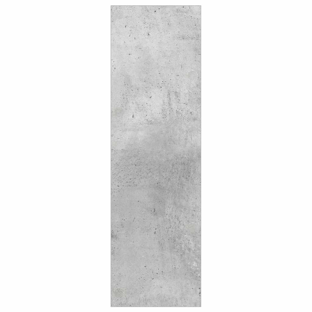 væghængt skoskab 60x18x60 cm konstrueret træ betongrå