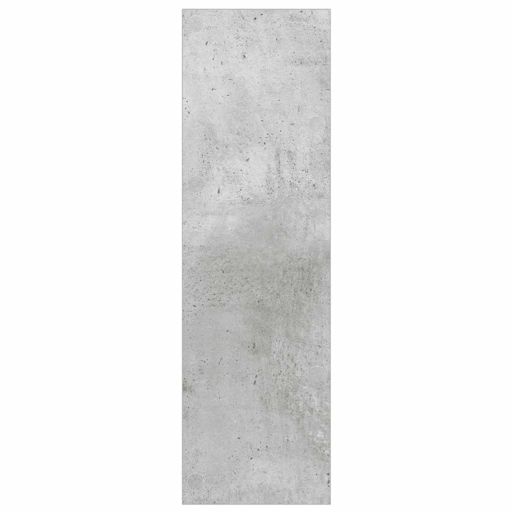 væghængt skoskab 2 stk. 60x18x60 cm konstrueret træ betongrå