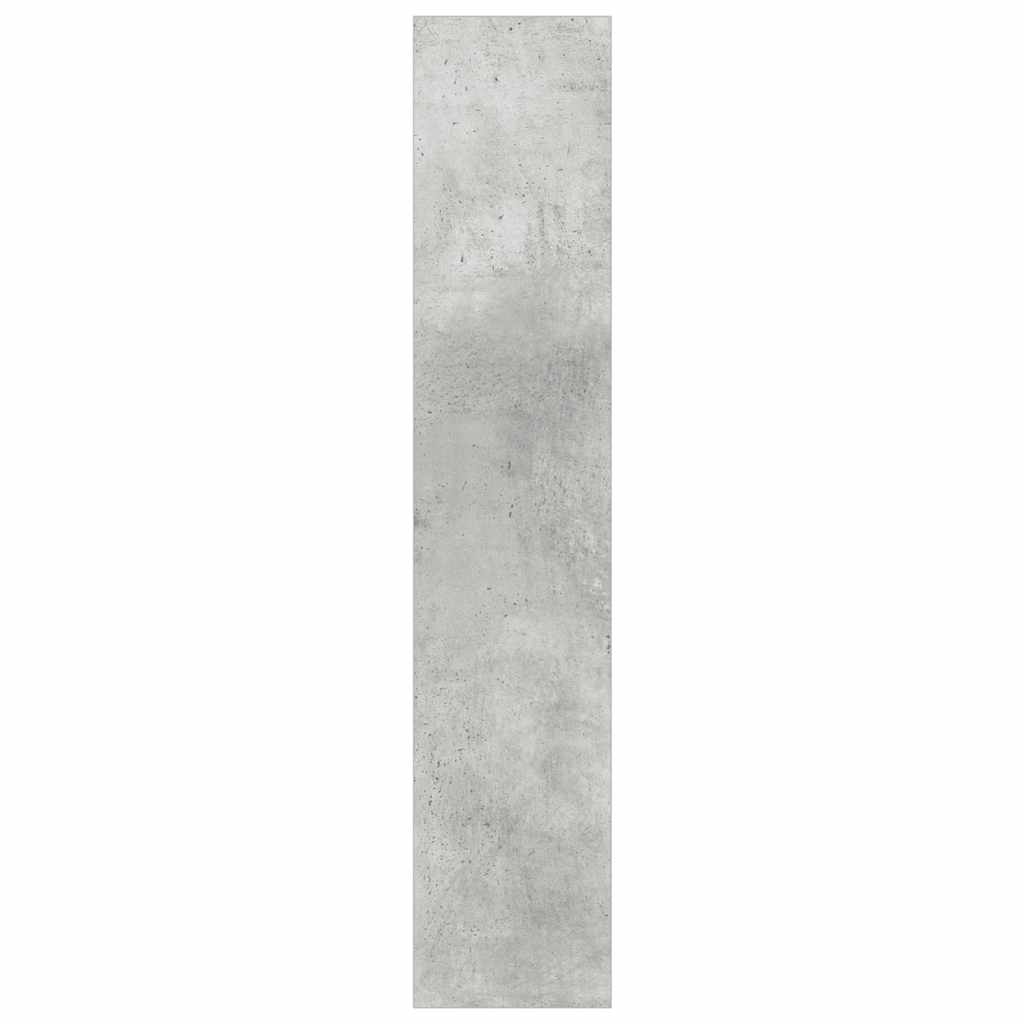 væghængt skoskab 60x18x90 cm spånplade betongrå