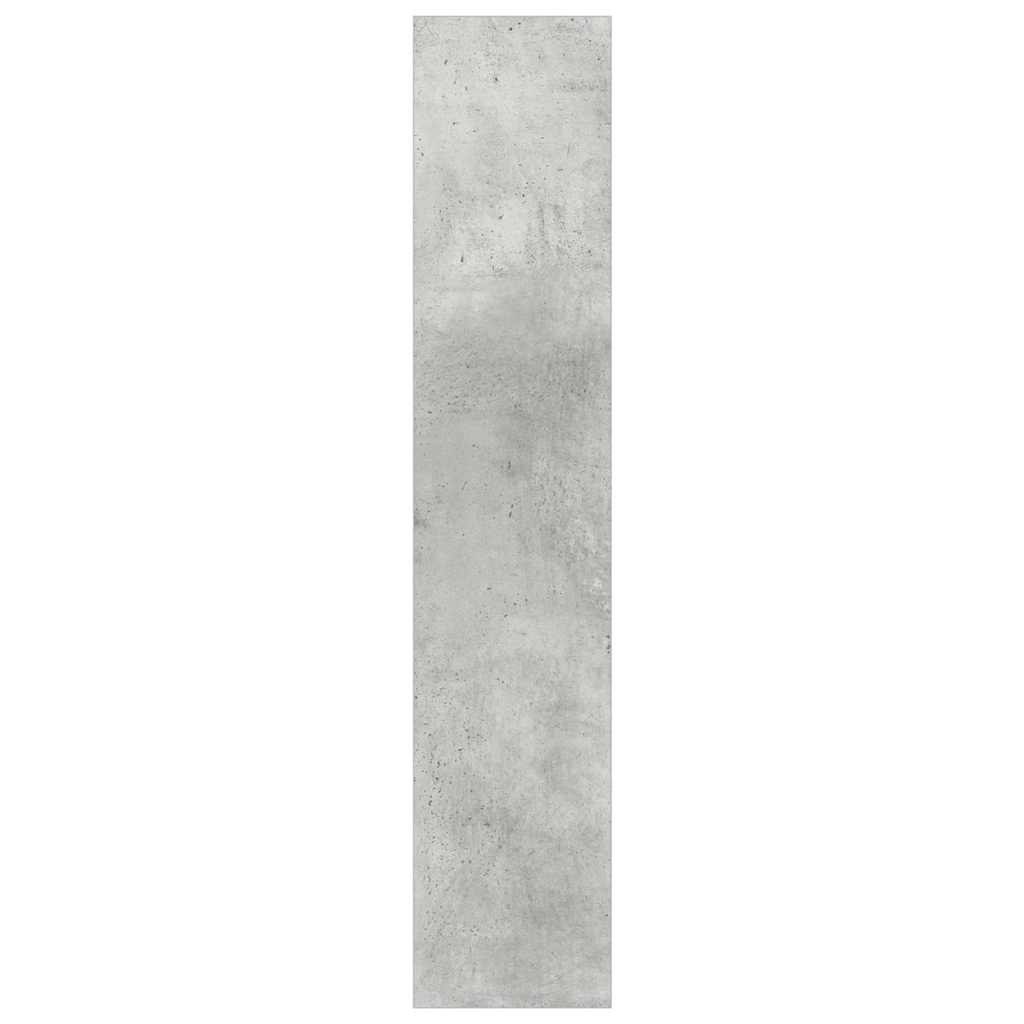 væghængt skoskab 80x18x90 cm spånplade betongrå