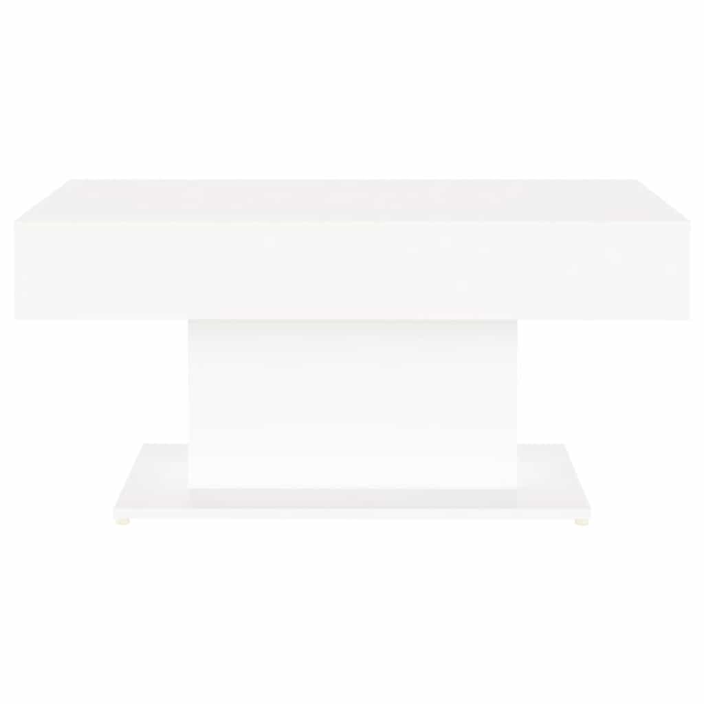 sofabord 96x50x45 cm konstrueret træ hvid