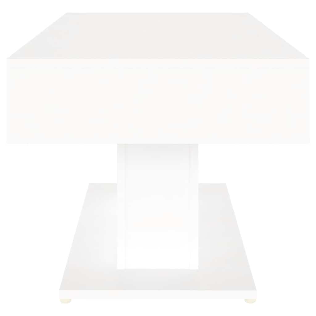 sofabord 96x50x45 cm konstrueret træ hvid
