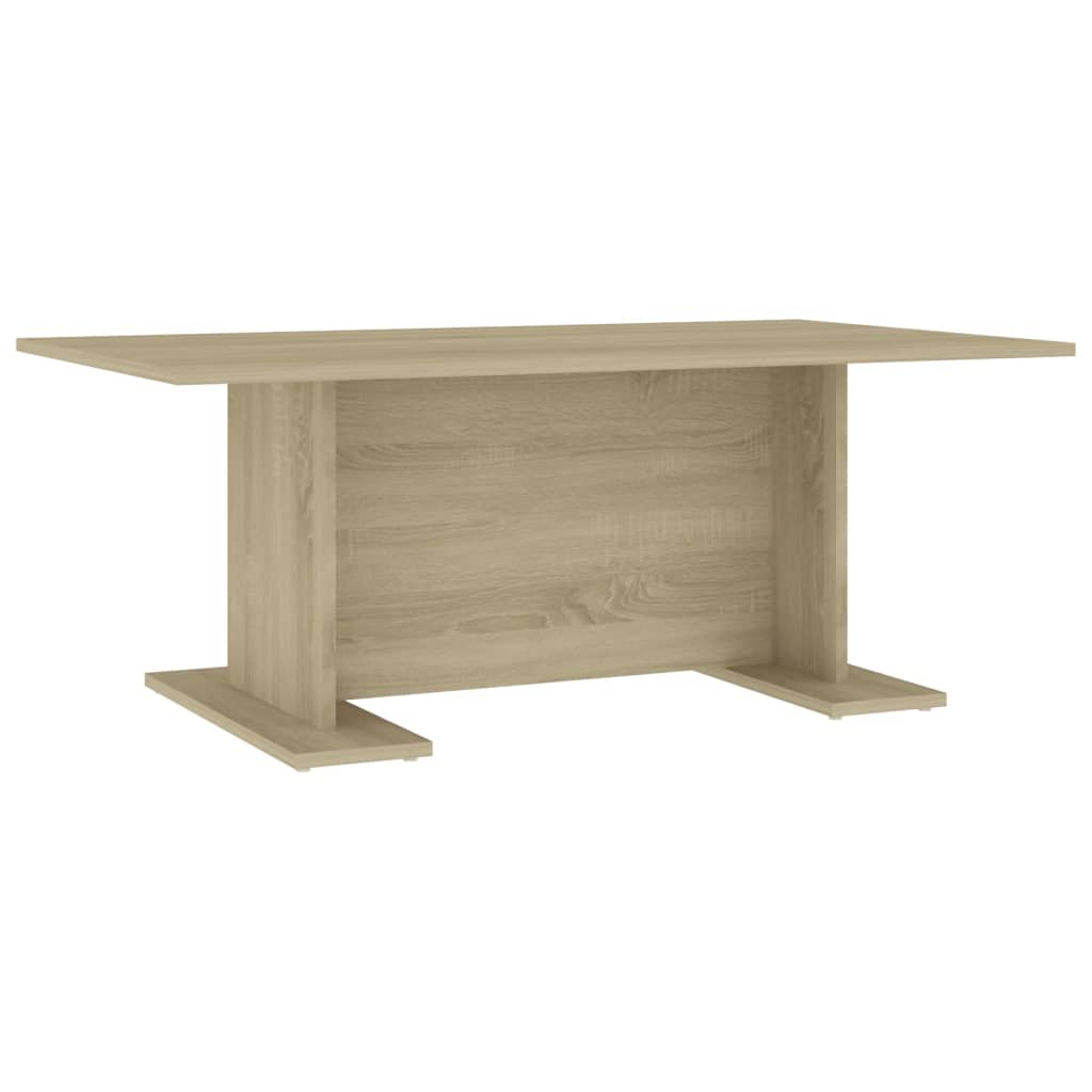 sofabord 103,5x60x40 cm konstrueret træ sonoma-eg