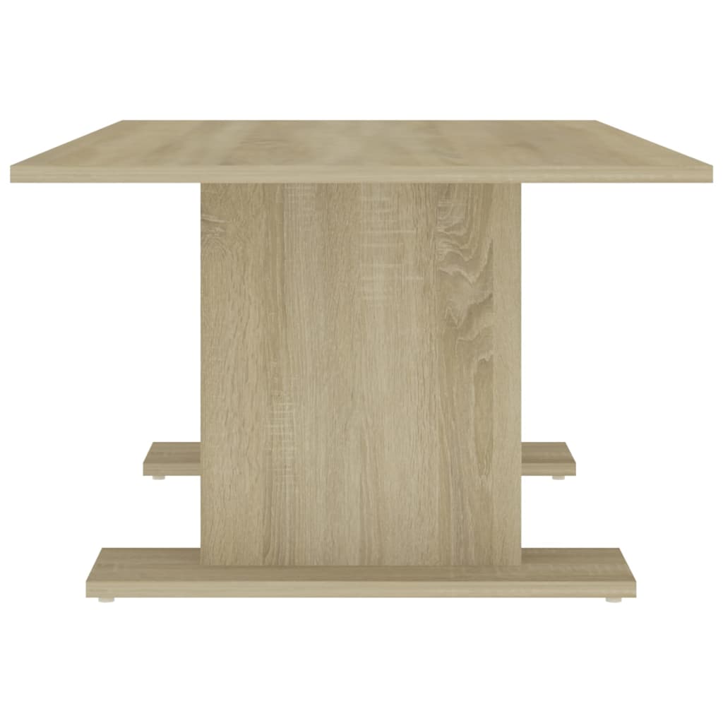 sofabord 103,5x60x40 cm konstrueret træ sonoma-eg