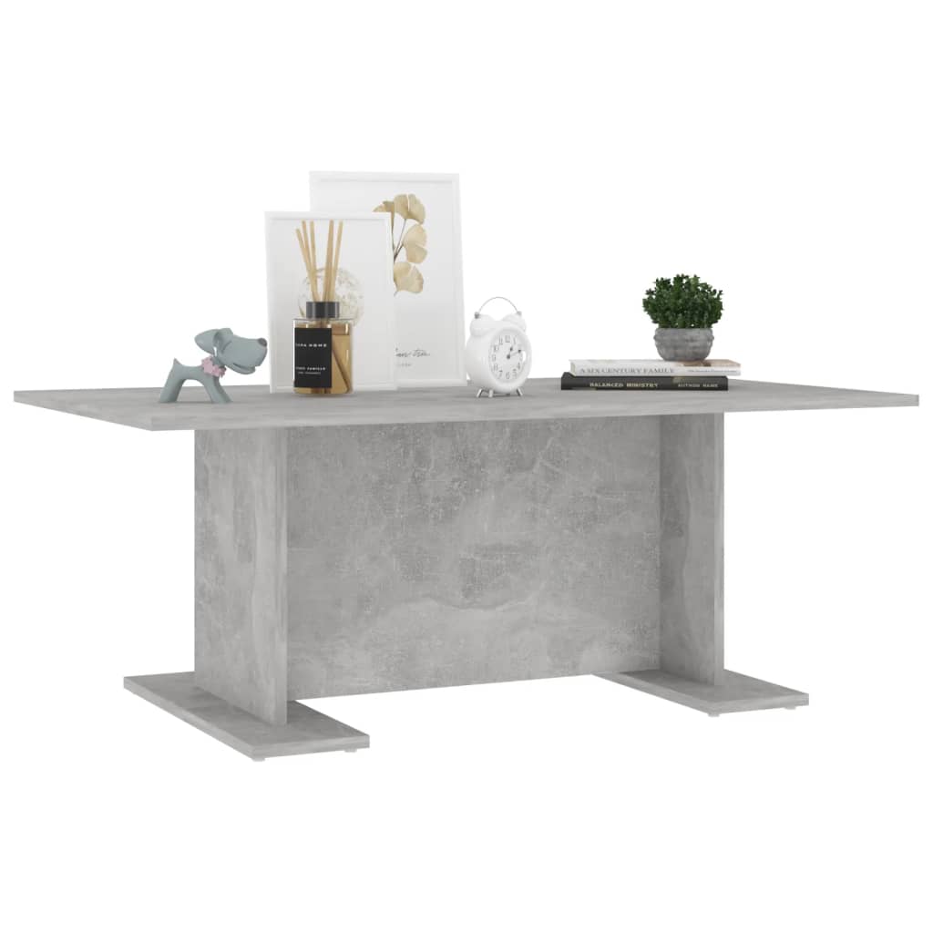 sofabord 103,5x60x40 cm konstrueret træ betongrå