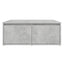 sofabord 80x80x31 cm konstrueret træ betongrå