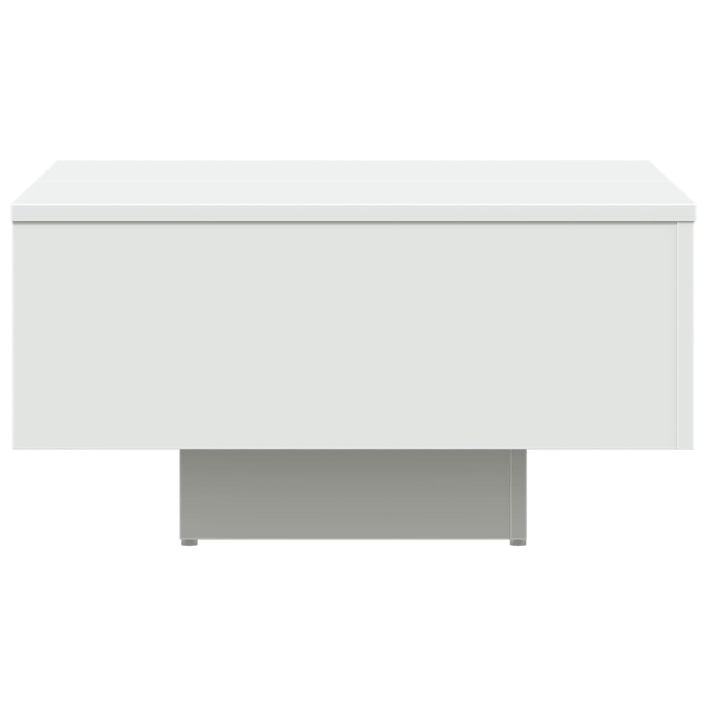 sofabord 60x60x31,5 cm konstrueret træ hvid