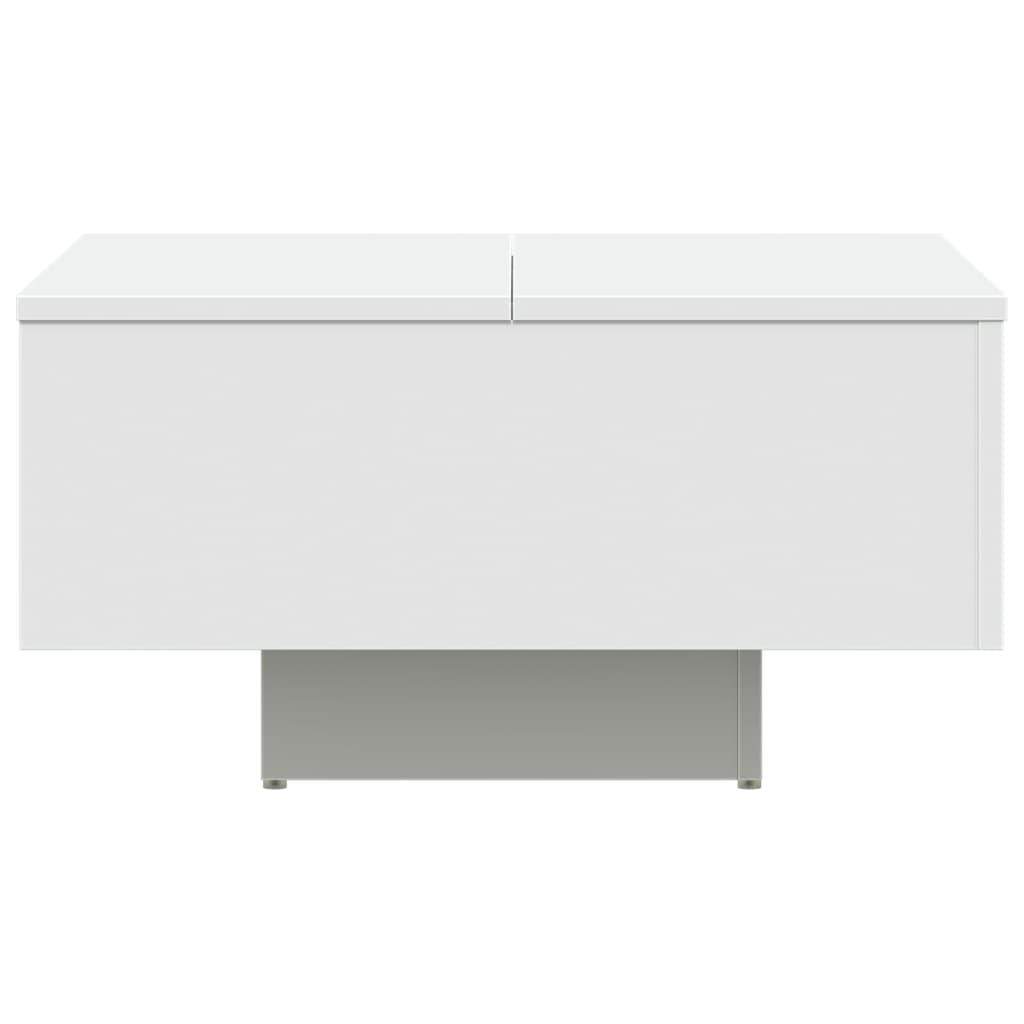 sofabord 60x60x31,5 cm konstrueret træ hvid