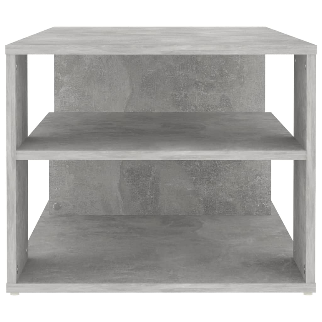 sofabord 100x50x40 cm konstrueret træ betongrå