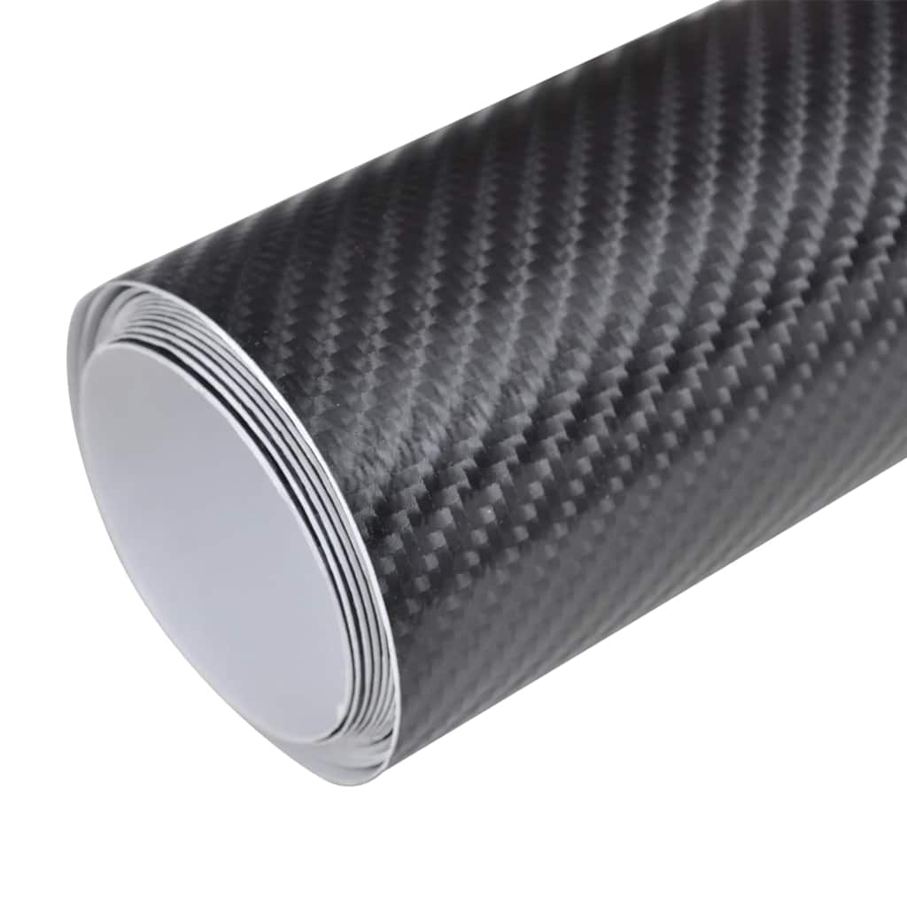 bilfolier 2 stk. 100x150 cm 4D sort