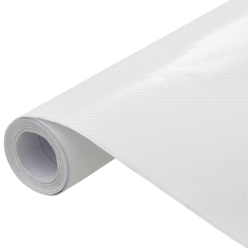 bilfolier 2 stk. 100x150 cm + 50x150 cm 4D hvid