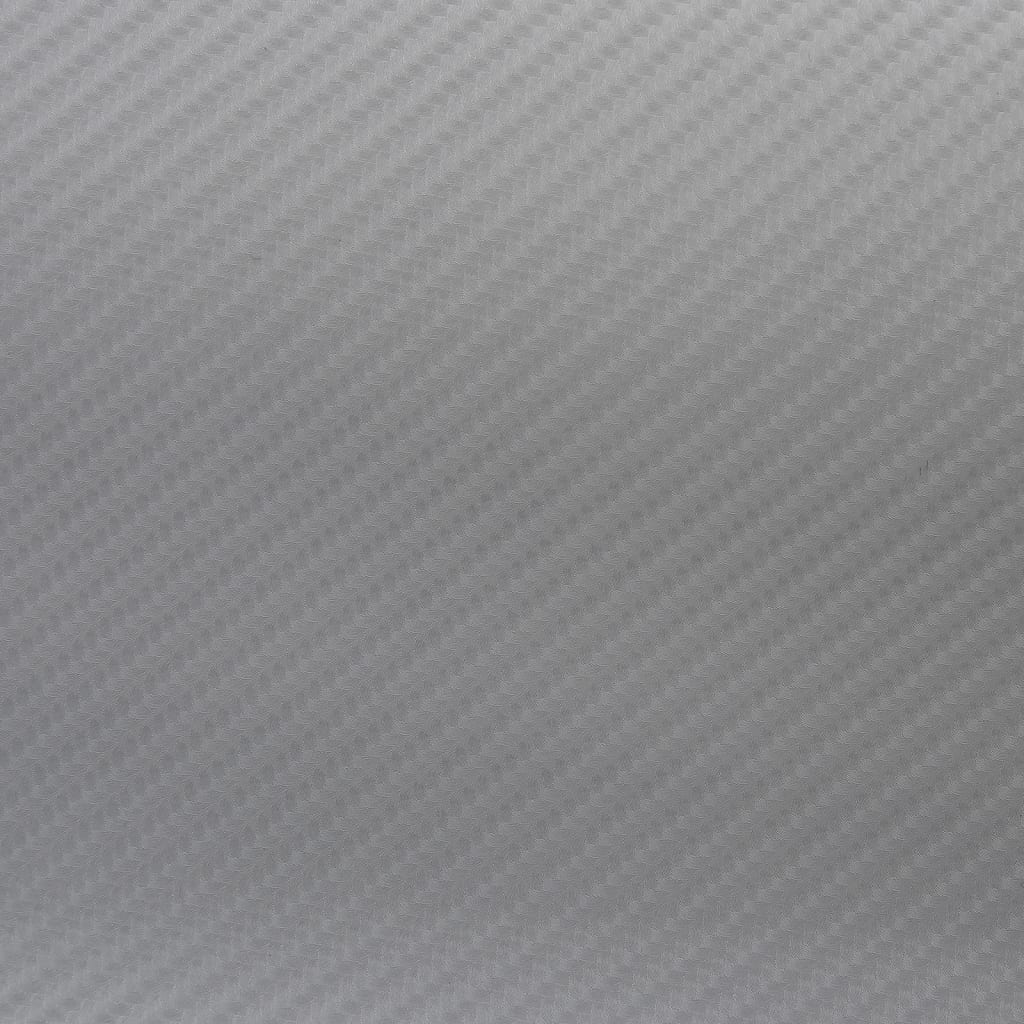 bilfolier 2 stk. 100x150 cm 4D sølvfarvet