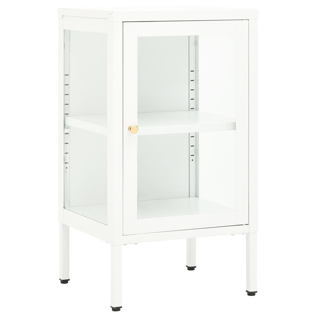 skænk 38x35x70 cm metal og glas