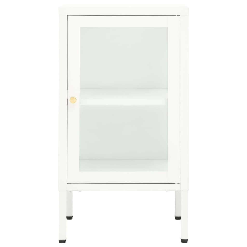 skænk 38x35x70 cm metal og glas