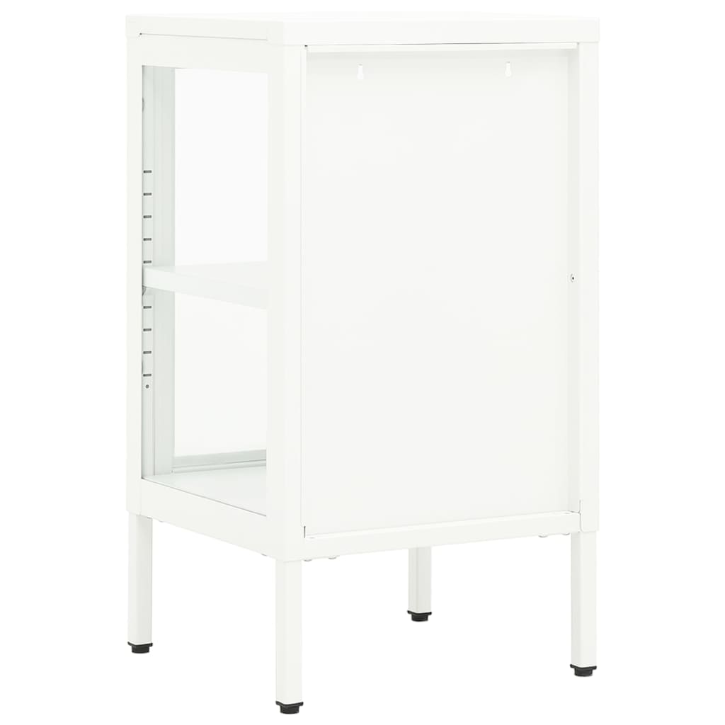 skænk 38x35x70 cm metal og glas