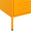 kommode 80x35x101,5 cm Sennepsgul