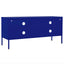 tv-skab 105x35x50 cm stål Marineblå