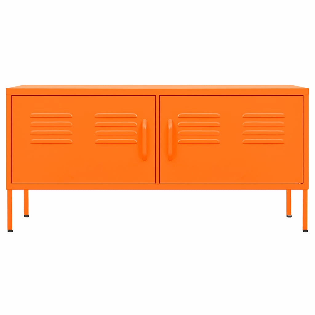 tv-skab 105x35x50 cm stål Orange