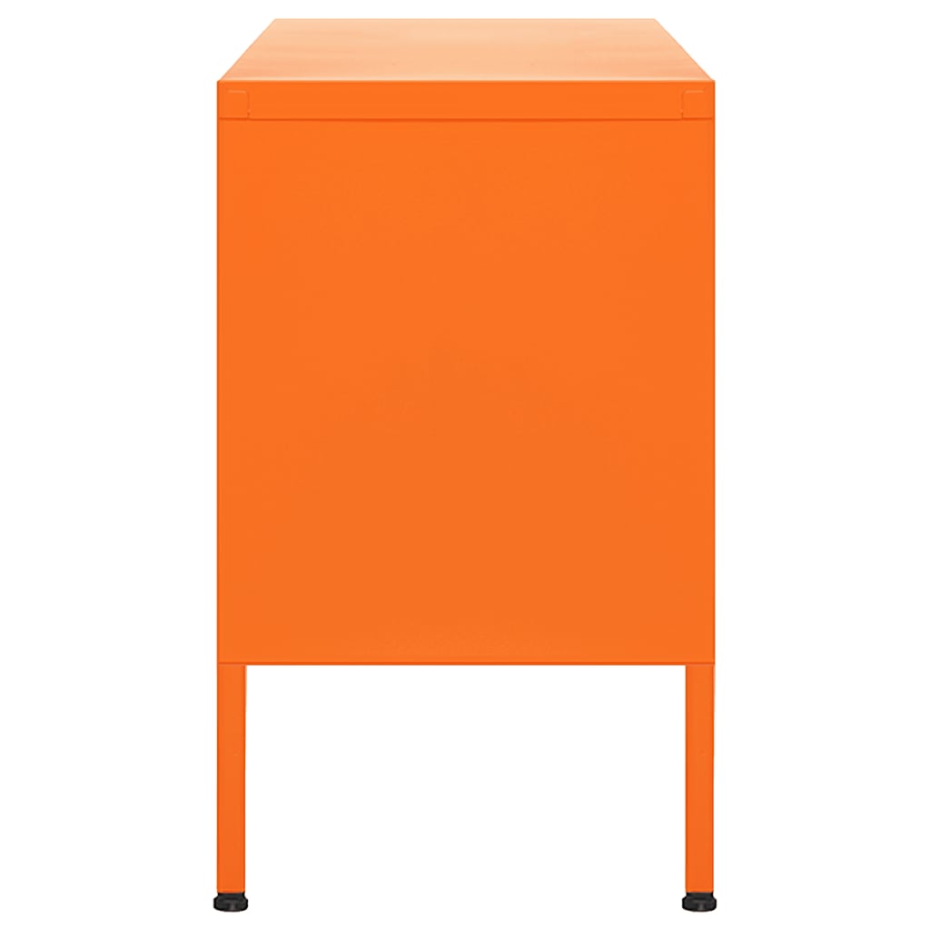 tv-skab 105x35x50 cm stål Orange