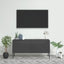 tv-skab 105x35x50 cm stål Antracitgrå