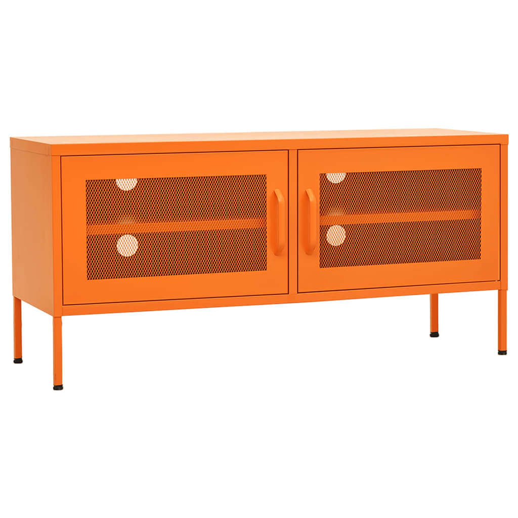 tv-skab 105x35x50 cm stål Orange