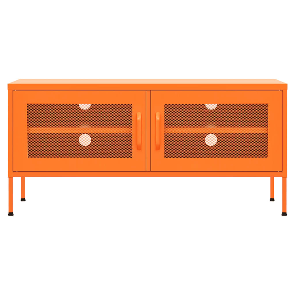 tv-skab 105x35x50 cm stål Orange