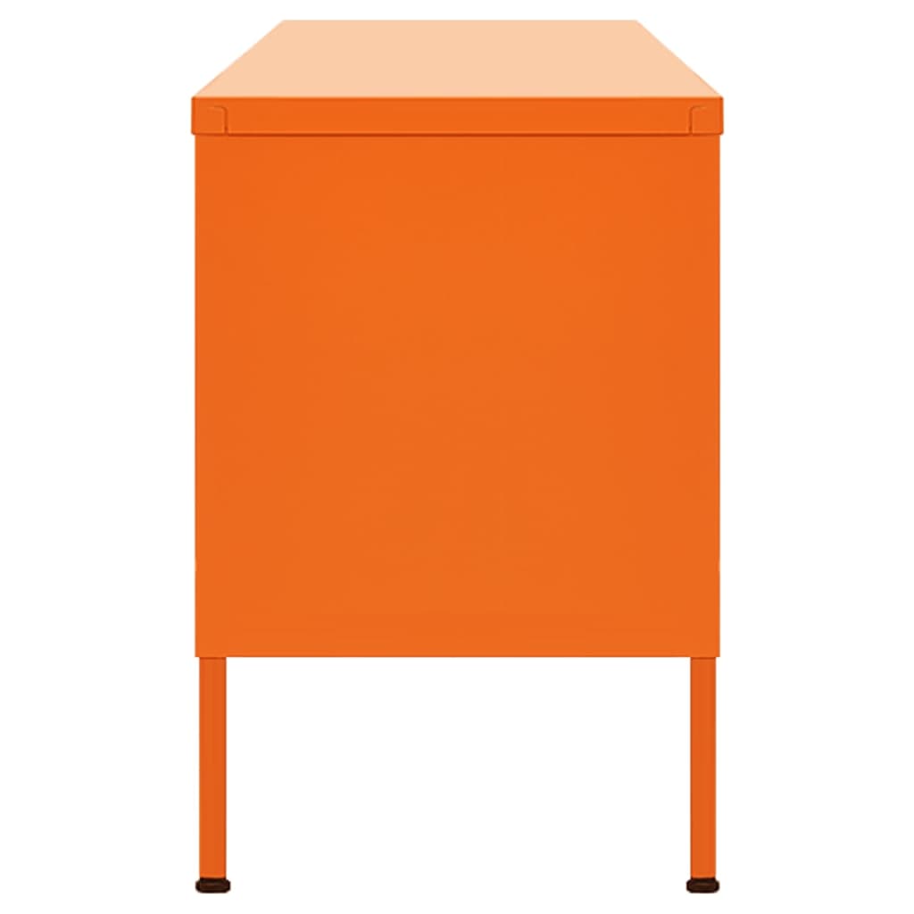 tv-skab 105x35x50 cm stål Orange