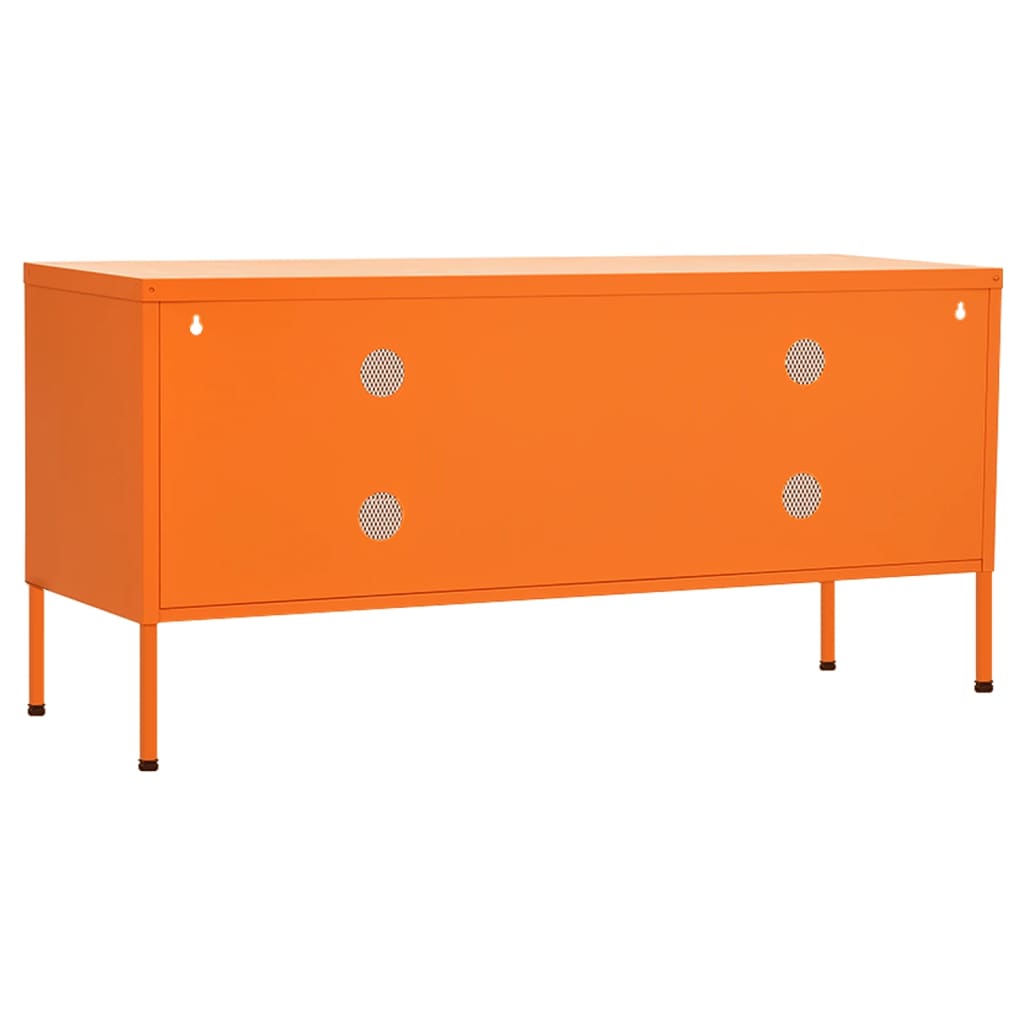 tv-skab 105x35x50 cm stål Orange