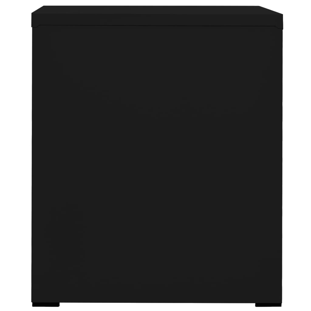 arkivskab 46x62x72,5 cm stål sort