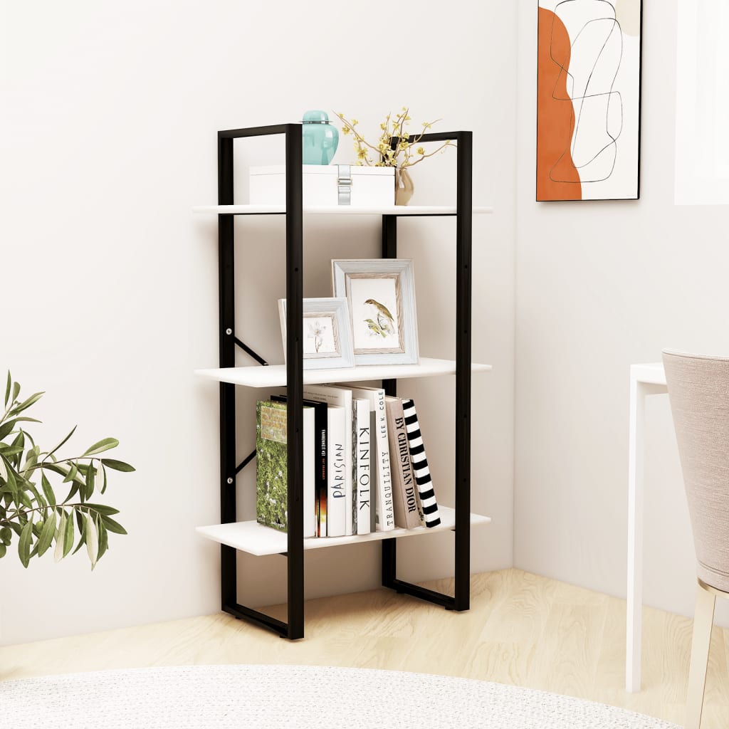 opbevaringsreol 60x30x105 cm massivt fyrretræ hvid