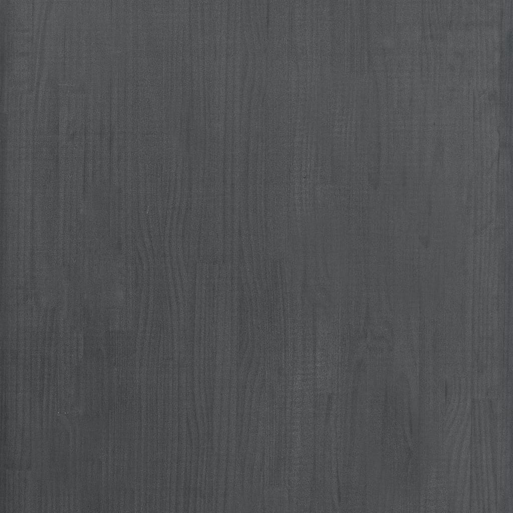 opbevaringsreol 60x30x105 cm massivt fyrretræ grå