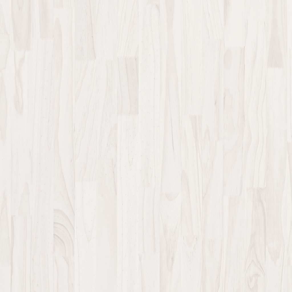 bogreol med 3 hylder 100x30x105 cm massivt fyrretræ hvid
