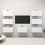 tv-skabe 7 stk. 30,5x30x60 cm konstrueret træ hvid